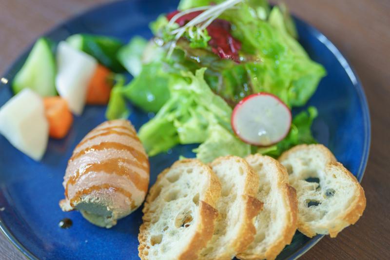 鶏白レバーの滑らかなムース